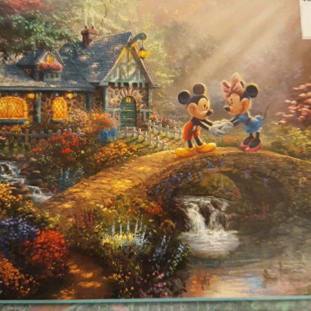 Mickey & Minnie 500 piece puzzle Thomas Kinkade
